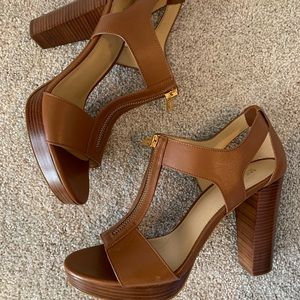 Michael Kors Berkley Leather Sandal- BNWT